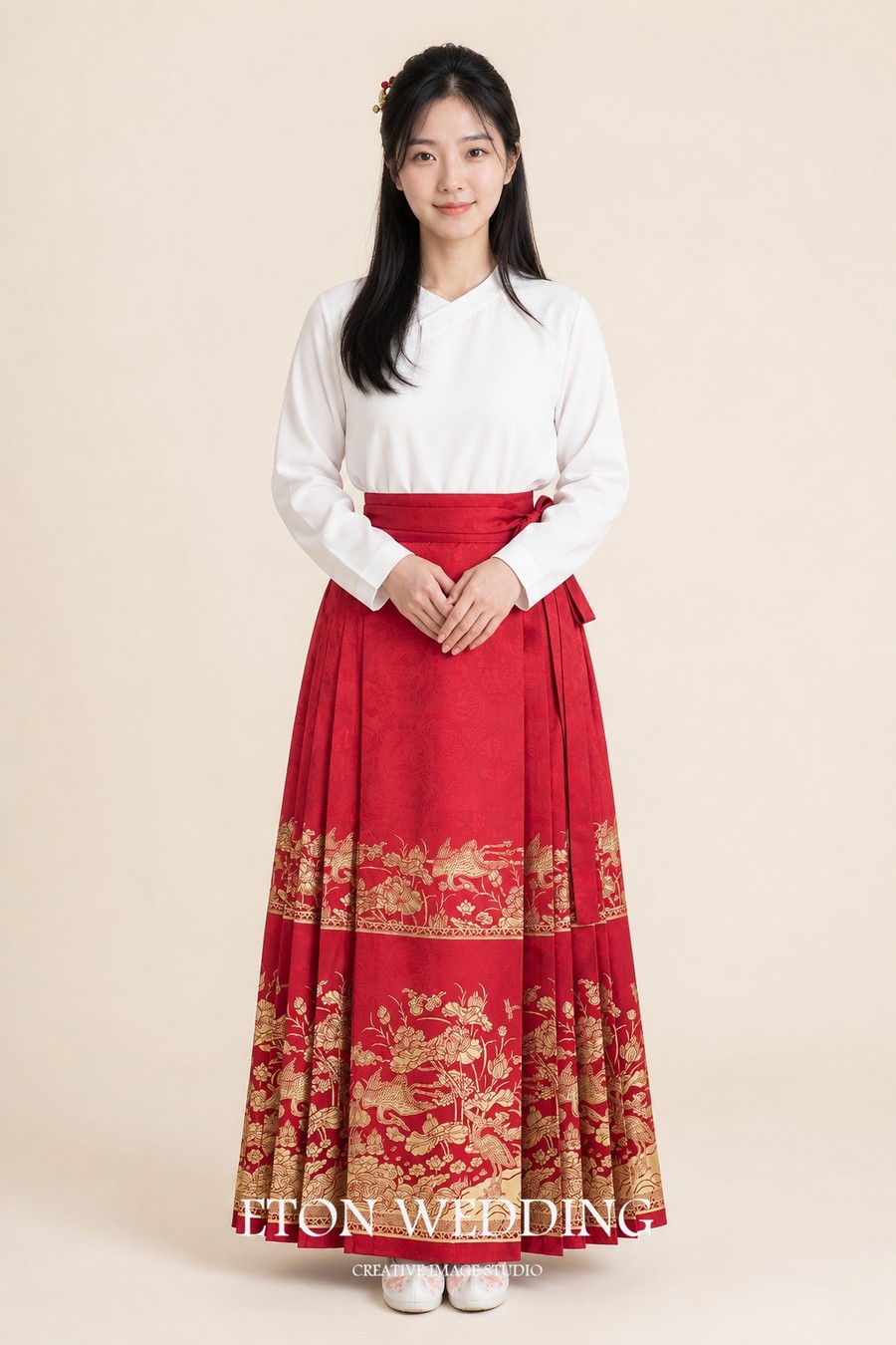 馬面裙,馬面裙推薦,中式裙,馬面服,馬面服婚紗